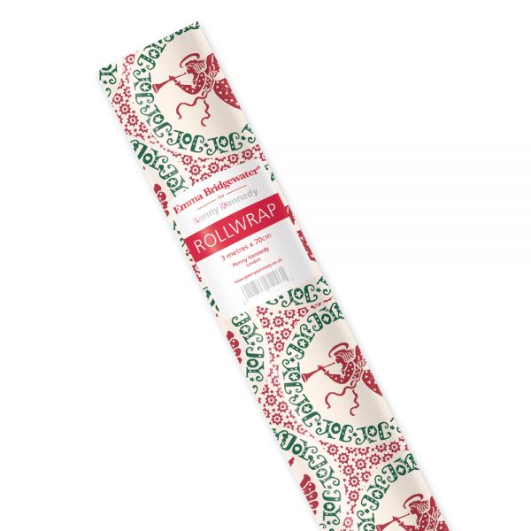 Emma Bridgewater Joy Wreath Roll Wrap Wrapping Paper-0