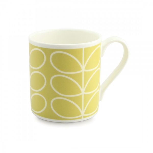 Orla Kiely Sunshine Yellow Linear Stem Quite Big Mug -0