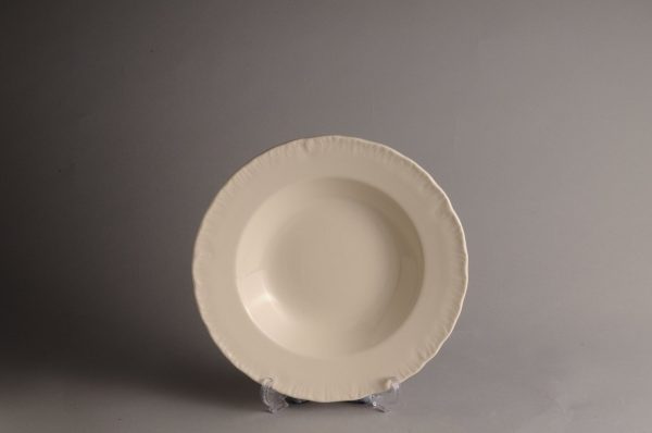 Hartley Greens Leeds Pottery Shell Edge Soup Plate-0