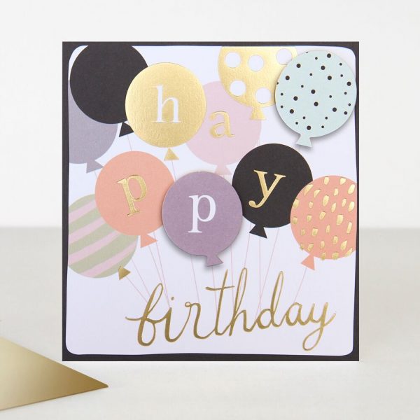 Caroline Gardner Happy Birthday Balloons Card-0