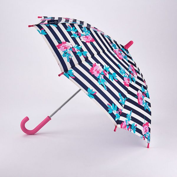 Joules Junior Botany Floral Stripe Umbrella-0