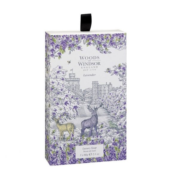 Woods Of Windsor Lavender Soaps 3 x 60g-0