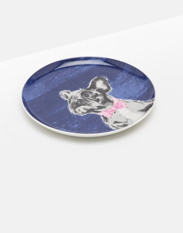 Joules Pawcasso Bowie French Bulldog Tea Plate Gift Boxed-0