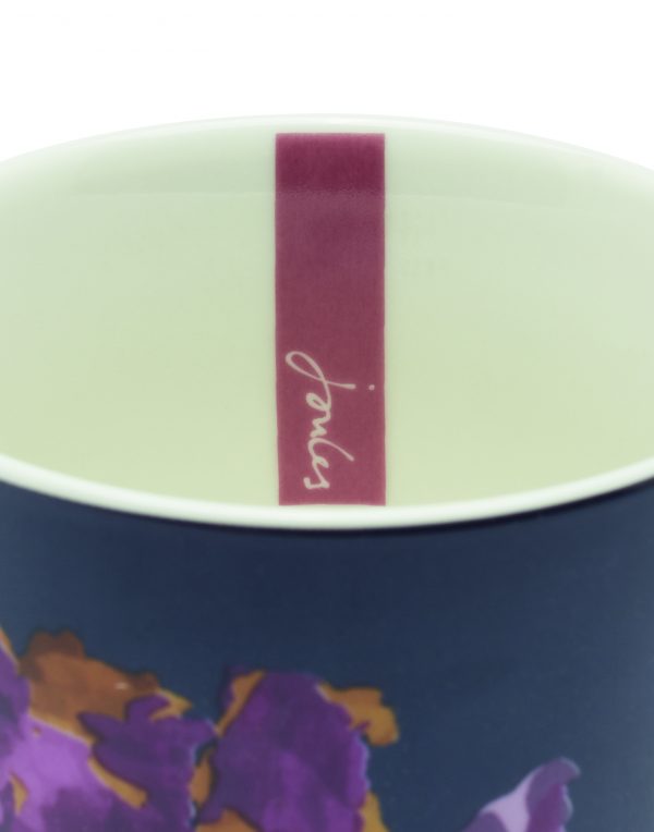Joules Navy Floral Peony Mug, Gift Boxed-3529
