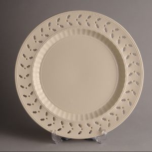 Leeds Pottery Holly Pierced Side plate