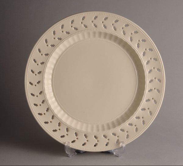 Leeds Pottery Holly Pierced Side plate