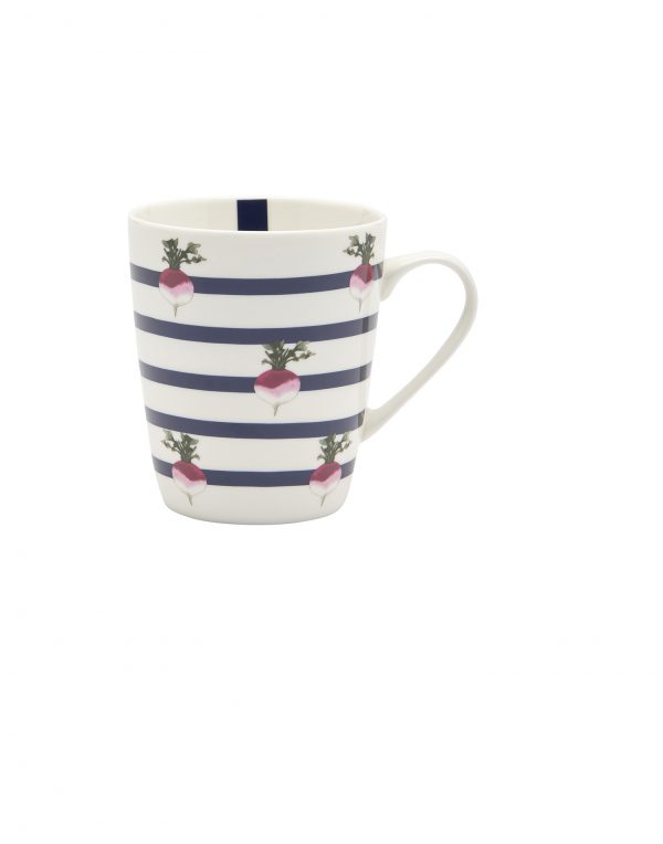 Joules Radish Stripe Mug, Gift Boxed-0