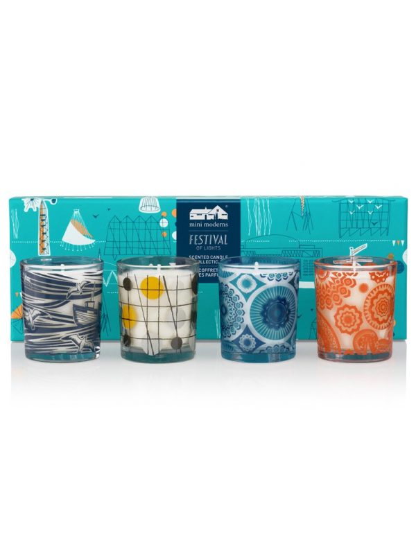 Mini Moderns Festival Of Lights Mini Candle Gift Set -0