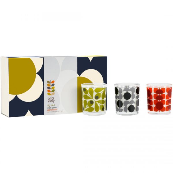 Orla Kiely Midnight Flower Candles Gift Set-0