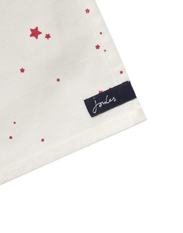 Joules Festive Bird Christmas Tea Towel-3066