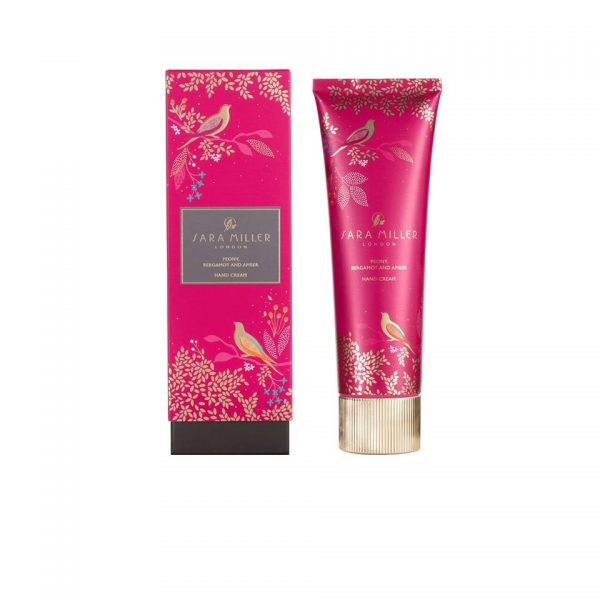 Sara Miller Peony, Bergamot and Amber Hand Cream, Pink-0