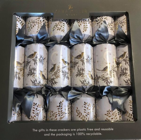 sara miller winter snow christmas crackers