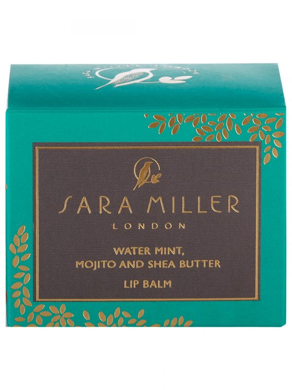 Sara Miller Water Mint, Mojito & Shea Butter Lip Balm, Green-0