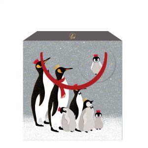 Sara Miller Family of Penguins Medium Gift Bag-0