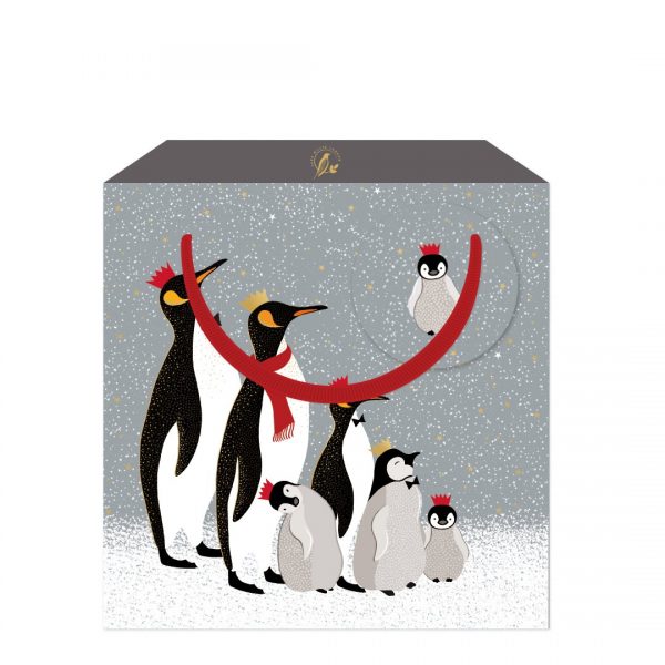 Sara Miller Family of Penguins Medium Gift Bag-0