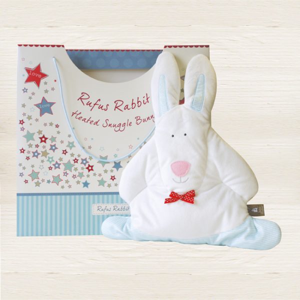 Rufus Rabbit Blue Snuggle Bunny-0