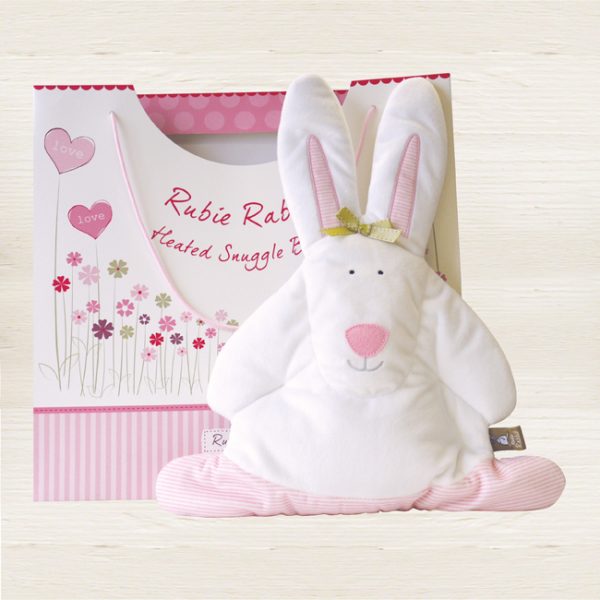 Rufus Rabbit Pink Snuggle Bunny -0