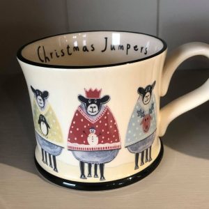 moorland christmas jumper mug