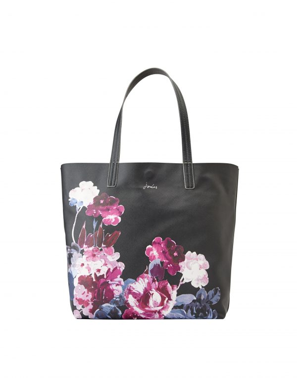 Joules Revery Floral Print Reversible Tote Bag-0