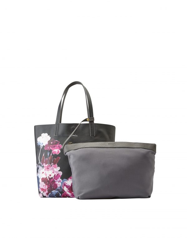 Joules Revery Floral Print Reversible Tote Bag-3274