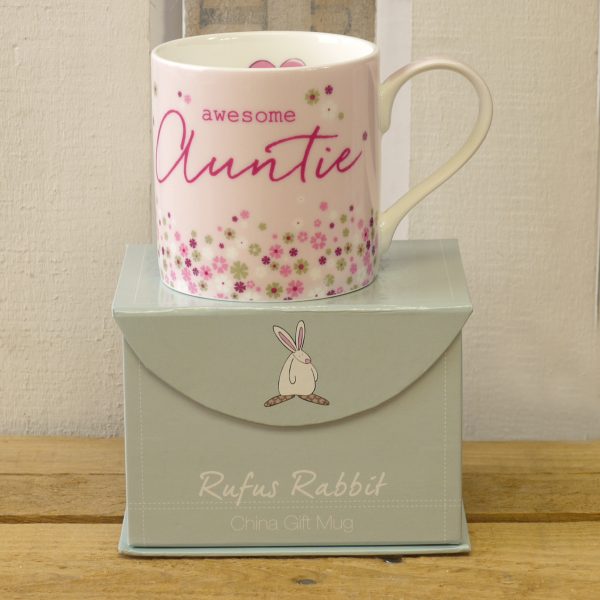 Rufus Rabbit Awesome Auntie Mug-0