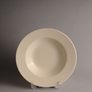 Hartley Greens & Co Leeds Pottery Hunslet Plain Soup Dish -0