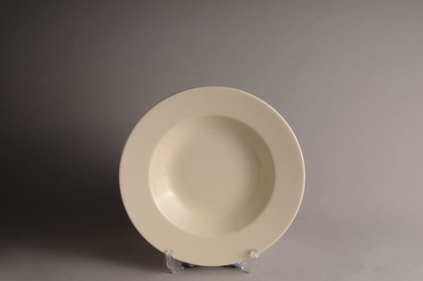 Hartley Greens & Co Leeds Pottery Hunslet Plain Soup Dish -0