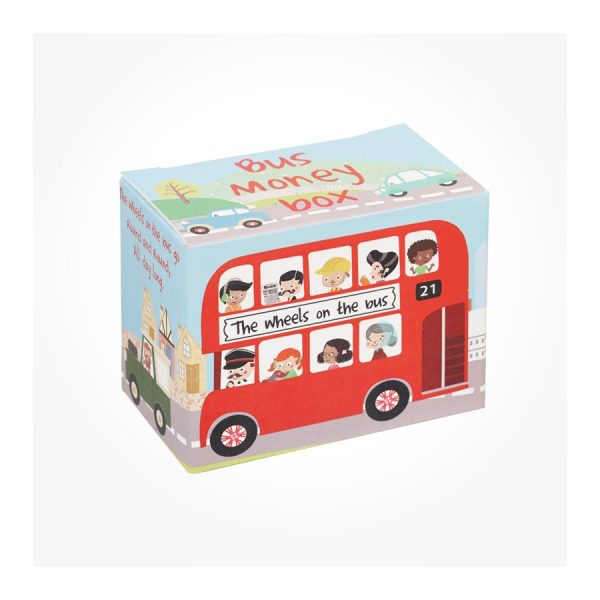 Little Rhymes Wheels On The Bus Money Box-3384