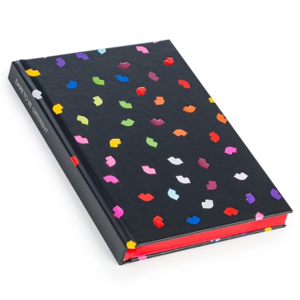 Lulu Guinness Multi Lips A5 Notebook-0