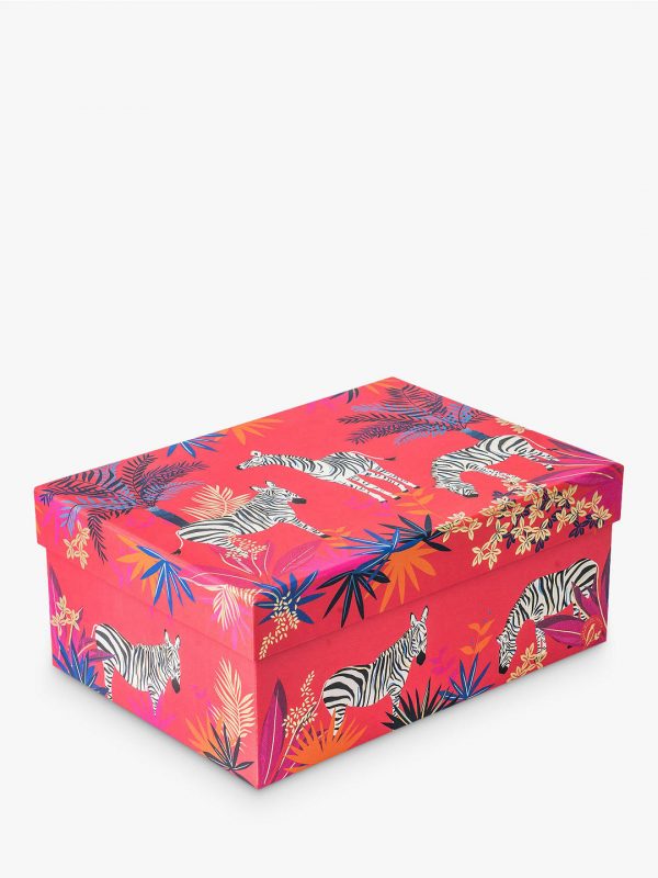 Sara Miller Tropical Zebras Large Gift Box-0