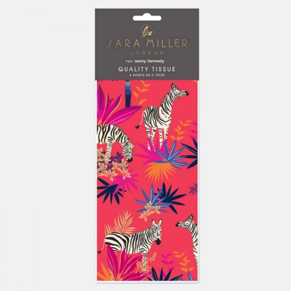 Sara Miller Tropical Zebra Tissue Paper -0