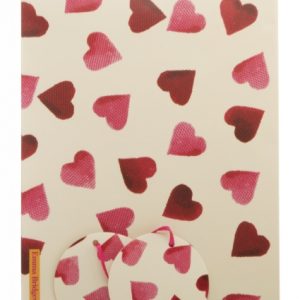 Emma Bridgewater Pink Hearts Wrapping Paper (2 Sheets, 2 Tags)-0