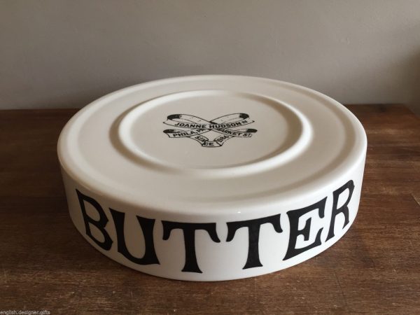 Joanne Hudson Hartley Greens Leeds Pottery Round Butter Platter -0