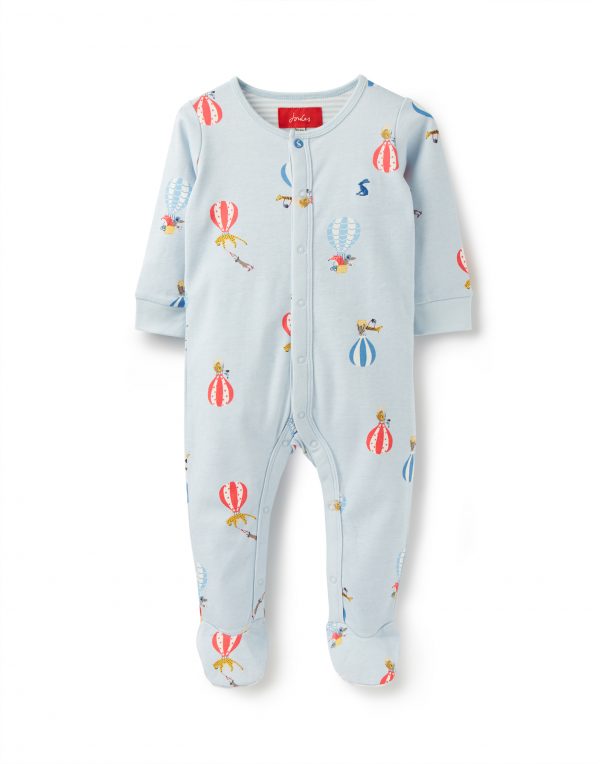 Joules Baby Boy Blue Balloons Babygrow -0