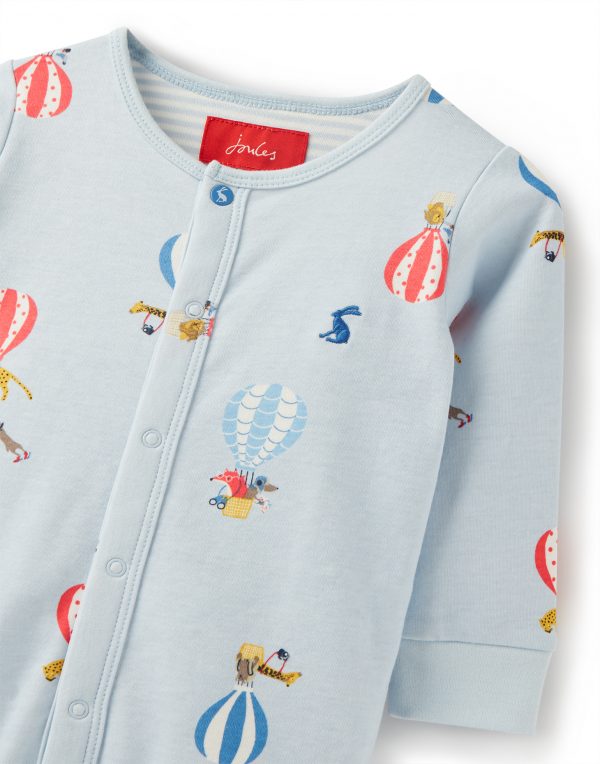 Joules Baby Boy Blue Balloons Babygrow -3496