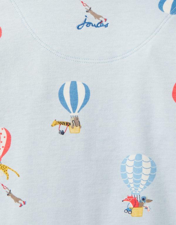 Joules Baby Boy Blue Balloons Babygrow -3497