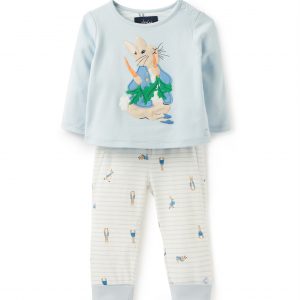 Joules Baby Peter Rabbit Blue Top & Trouser Set-0
