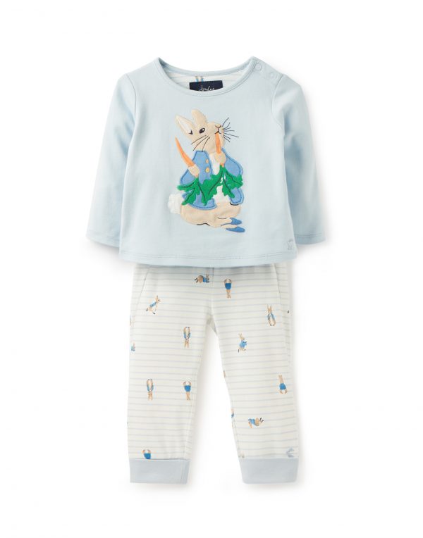 Joules Baby Peter Rabbit Blue Top & Trouser Set-0