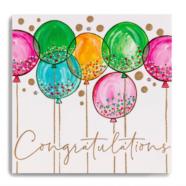 Janie Wilson Congratulations Balloon Card-0