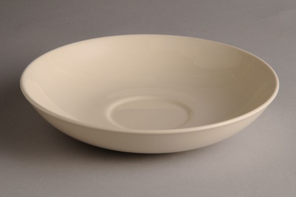 Hartley Greens Leeds Pottery Large Plain Saucer -0