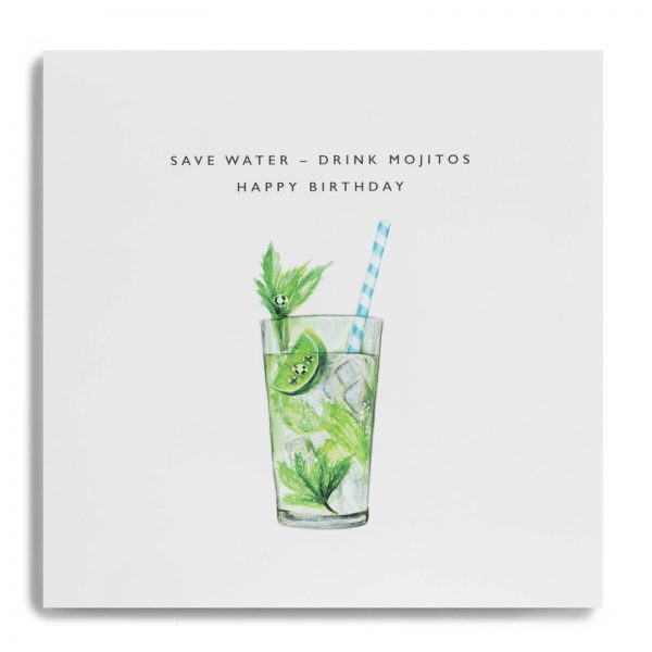 Janie Wilson Happy Birthday Mojitos Card-0