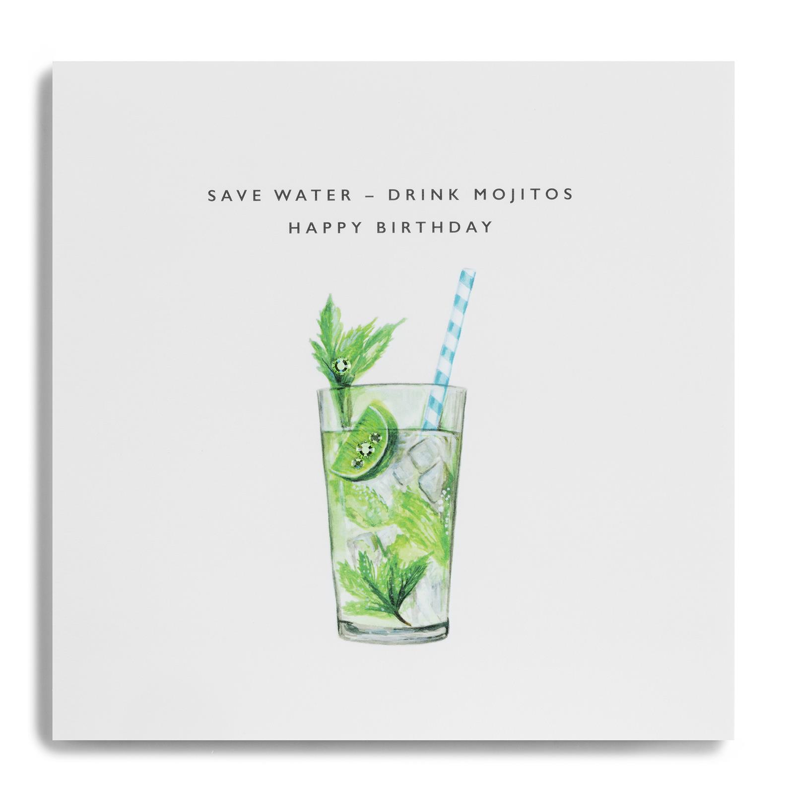 Janie Wilson Happy Birthday Mojitos Card English Designer Gifts Janie Wilson Happy Birthday Mojitos Card English Designer Gifts