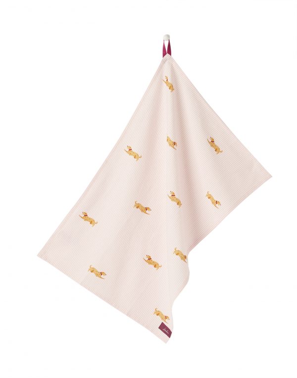 Joules Golden Retriever Dog Tea Towel, Pack of 2-3591