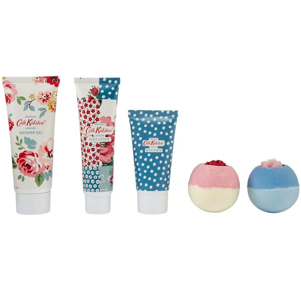 Cath Kidston Cottage Patchwork Pamper Picnic Tin Gift Set -3696