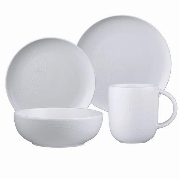 Jamie Oliver White On White 16 Piece China Set -0