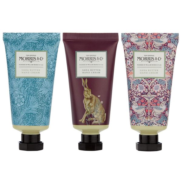 William Morris Pink Clay & Honeysuckle Hand Cream Collection 3 x 30ml-3672