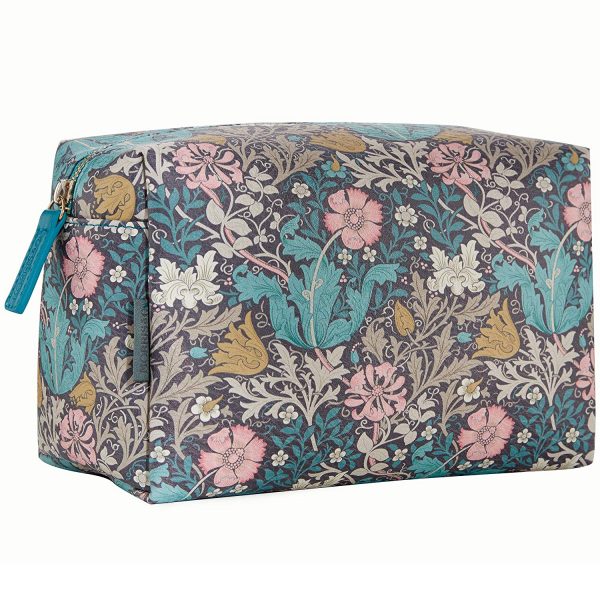 William Morris Pink Clay & Honeysuckle Large Wash Bag-0