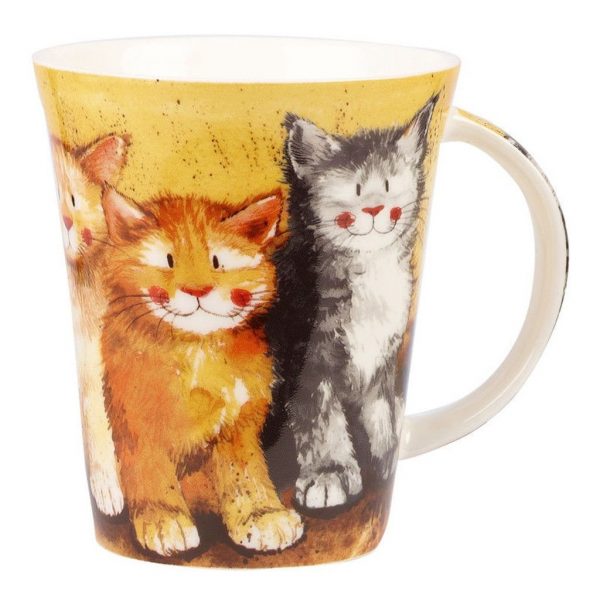 Alex Clark Rodger, Dodger and Tinkerbell Cats Mug-0