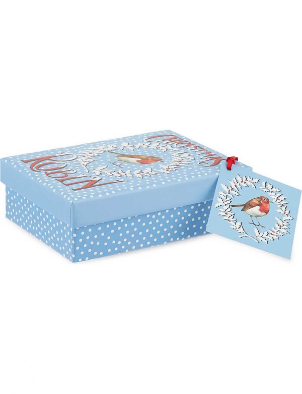 Emma Bridgewater Christmas Robin Small Gift Box -0