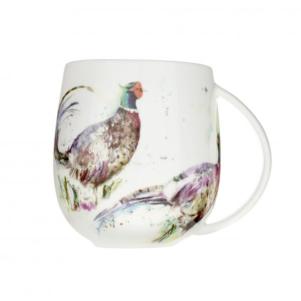 Voyage Fine Bone China Dashing Pheasants Mug, 430ml-0